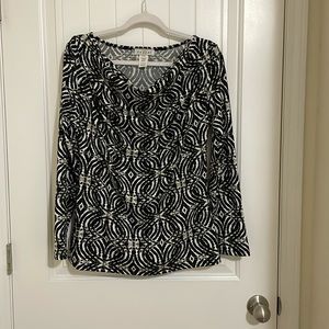 Avital Long Sleeved Knit Blouse